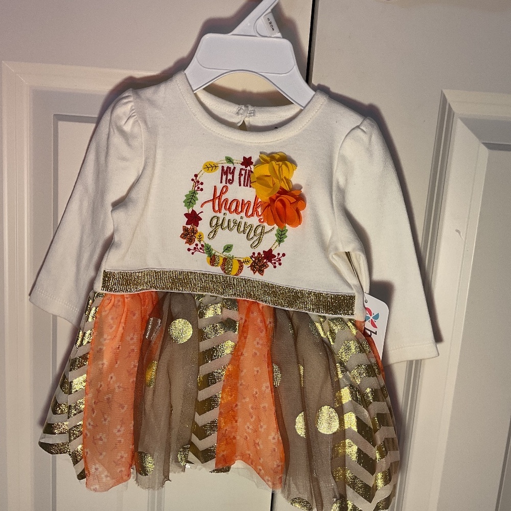 Infant My First Thanksgiving Dress
